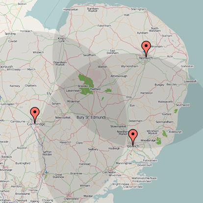 Catering East Anglia from Norwich, Cambridge and Ipswich